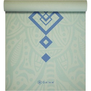 Gaiam Yoga Mat Classic Print, 4mm Non-Slip Mat(Fijian Dream)