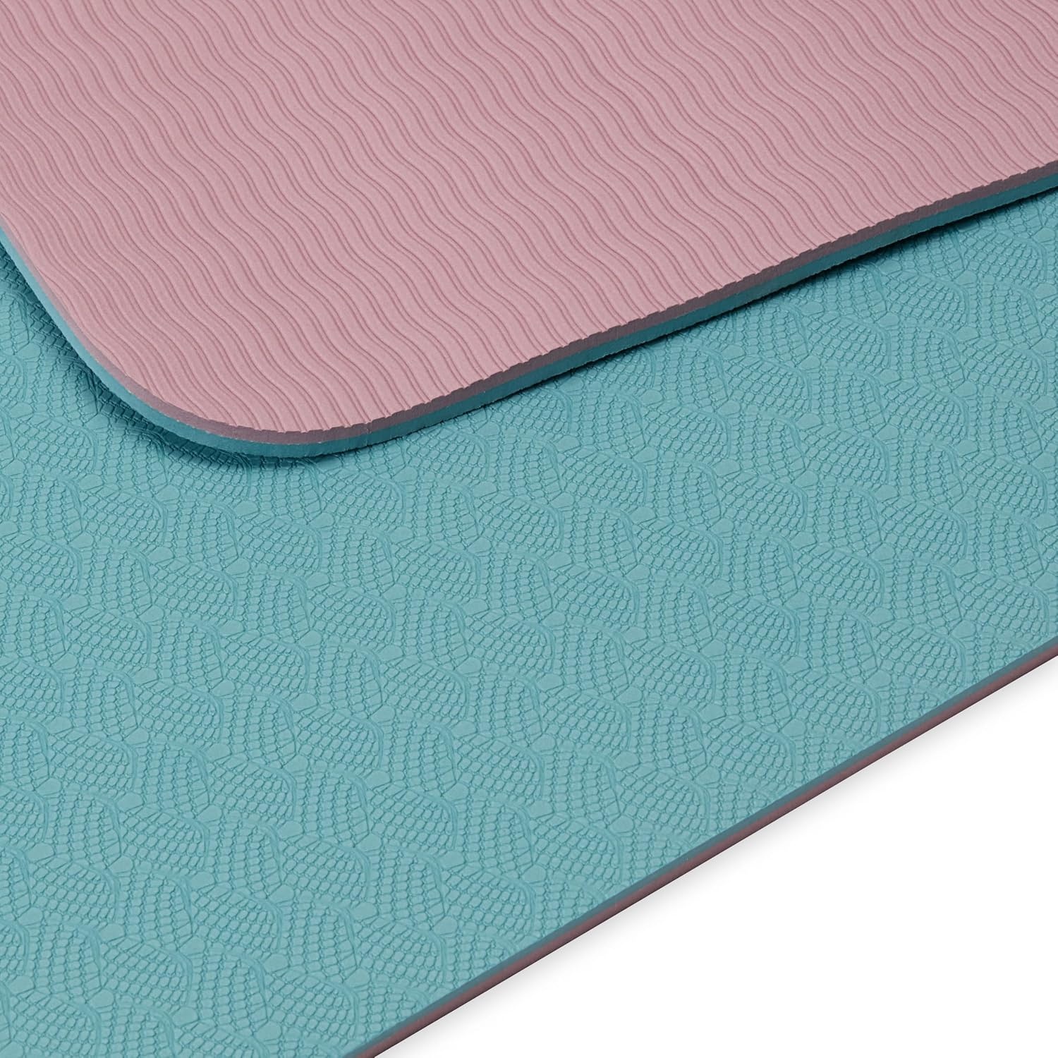 image:imageGaiam Performance TPE Yoga Mat 6mm NonSlipSeafoamDusty Pink
