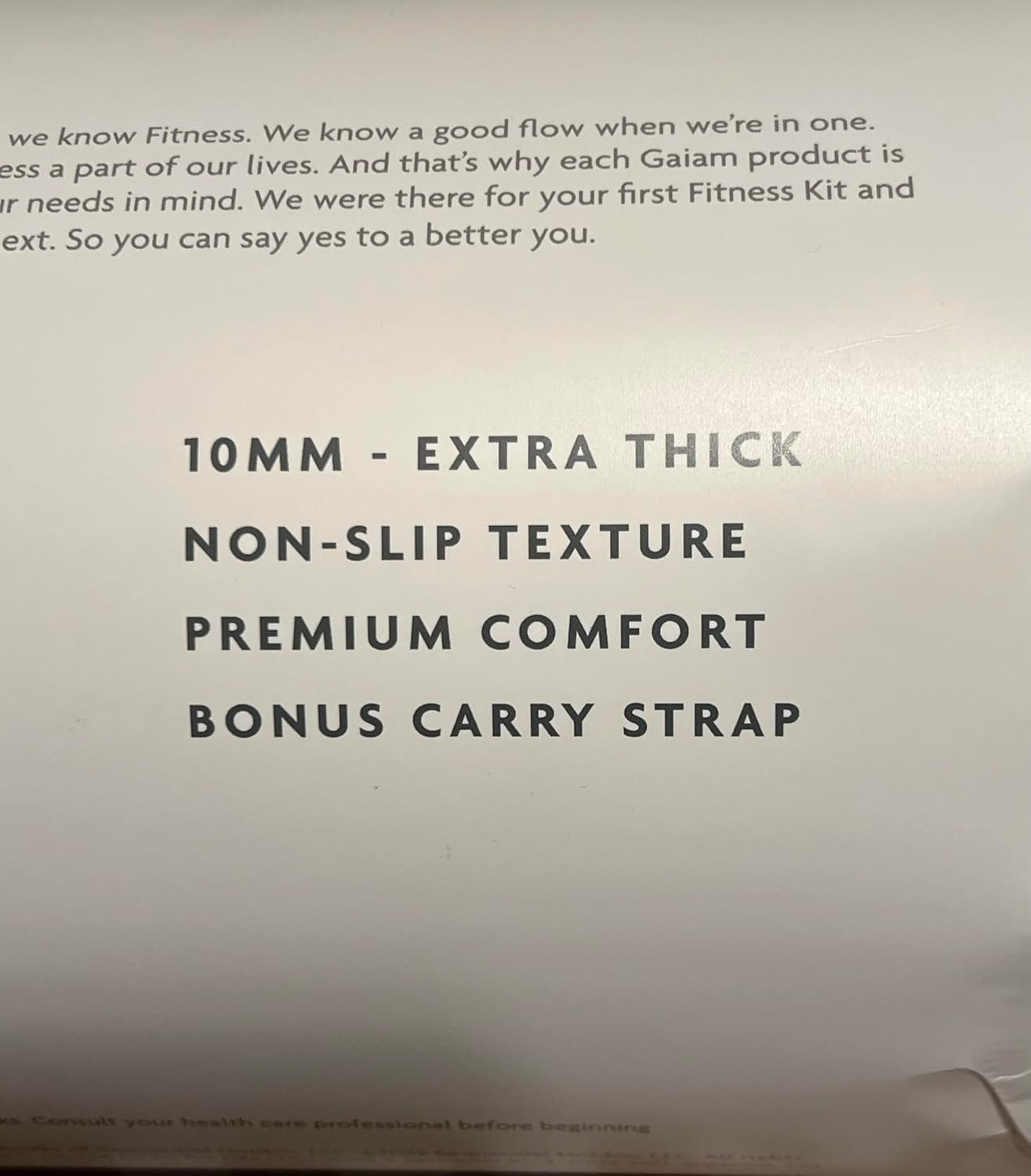 image:imageGaiam Printed Fitness Mat 10mm