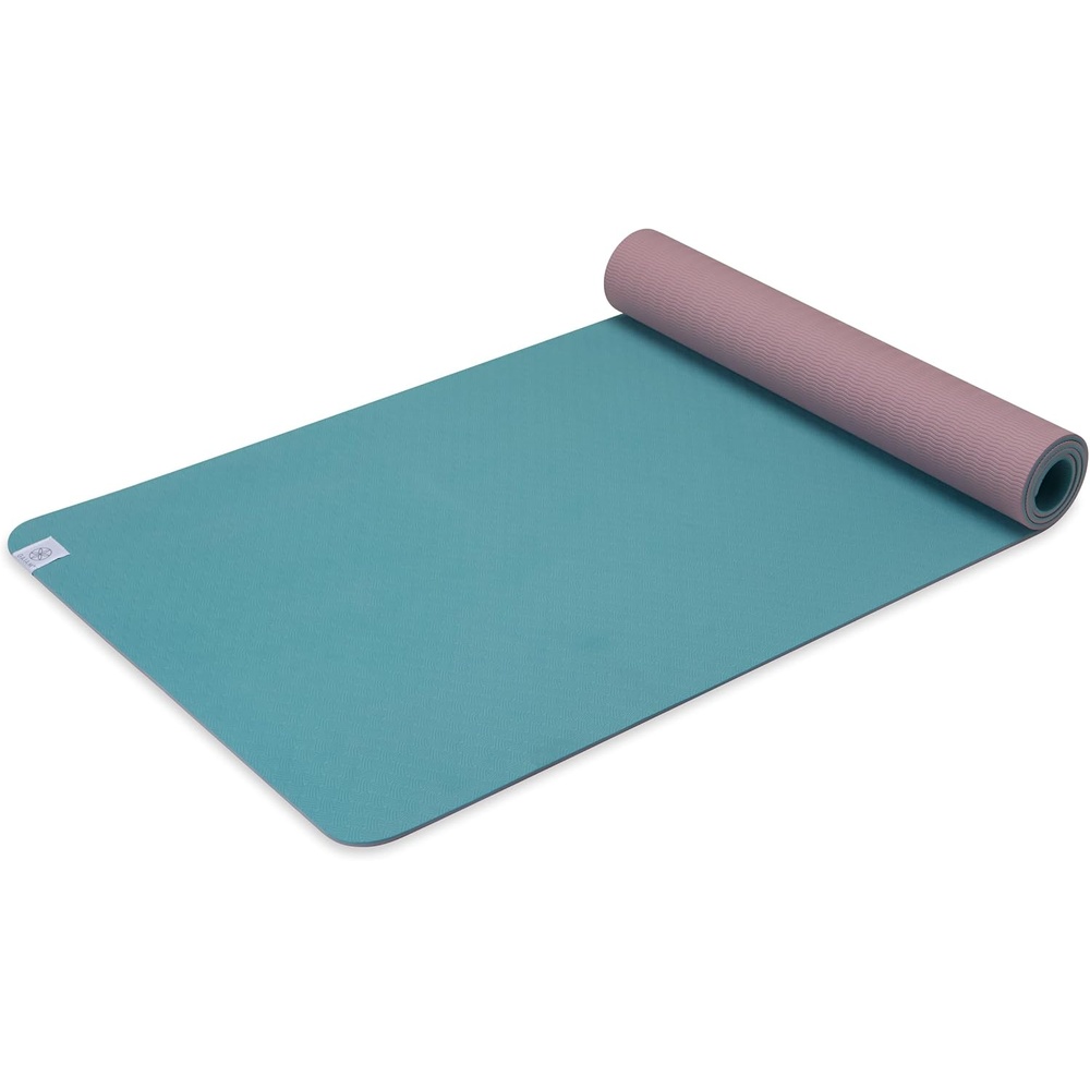image:imageGaiam Performance TPE Yoga Mat 6mm NonSlipSeafoamDusty Pink