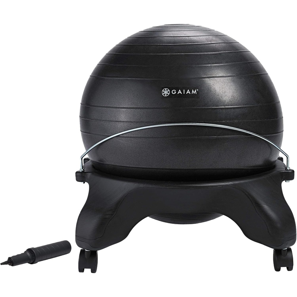 image:imageGaiam Classic Balance Ball Chair Stability SeatCharcoal