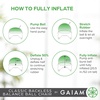 Gaiam Classic Balance Ball Chair, Stability Seat(Charcoal)
