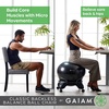 Gaiam Classic Balance Ball Chair, Stability Seat(Charcoal)