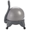 Gaiam Classic Balance Ball Chair, Stability Seat(Cool Grey)