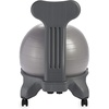 Gaiam Classic Balance Ball Chair, Stability Seat(Cool Grey)